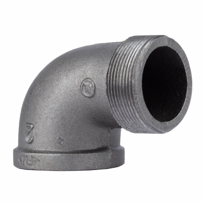 2" BLK Street Elbow