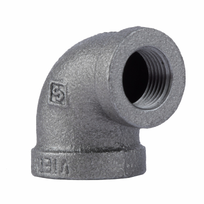 1/2x3/8 BLK Redu Elbow