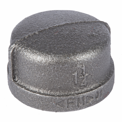 1-1/4 BLK Pipe Cap