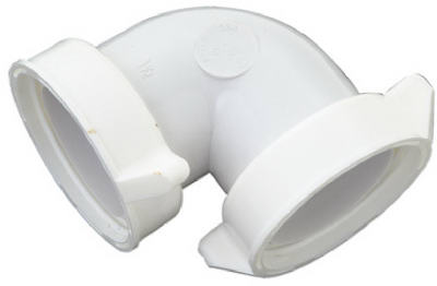 MP WHT 90DEG DrainElbow