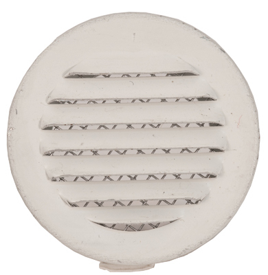 6PK 3" WHT Circle Vent