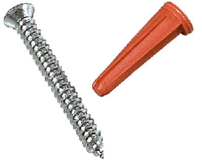 6PK Zinc Screws