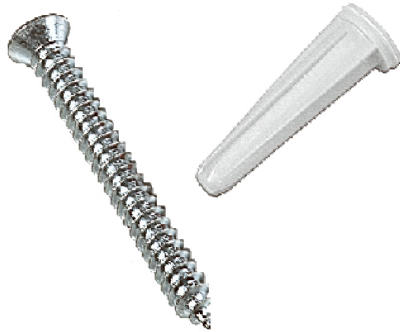 6PK WHT Screws