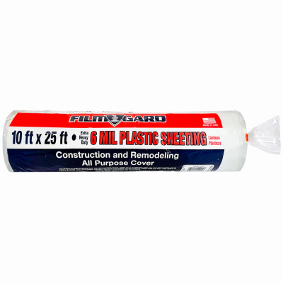 10x25 6Mil CLR Sheeting