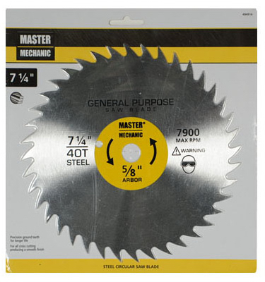 MM 7-1/4"40T Comb Blade