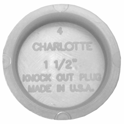 1-1/2 PVC Pipe Test Cap