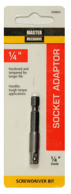 MM 1/4" Sock Adapter