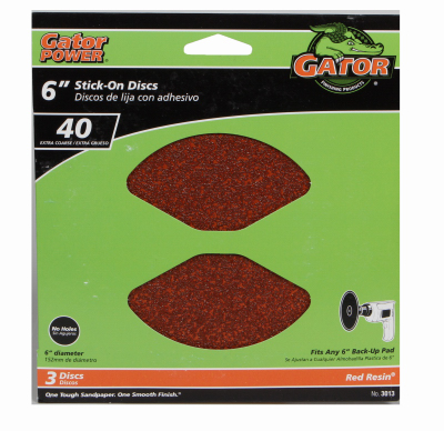 3PK 6"Sand Disc 40G