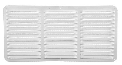 16x8 WHT cornice Vent