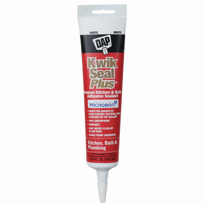 5.5OZ WHTMicroban Caulk