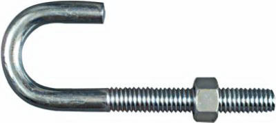3/8x3-3/4 Zinc J Bolt