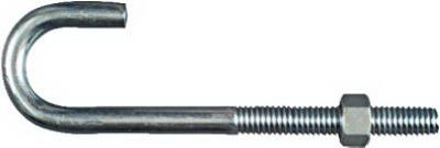 3/8x5 Zinc J Bolt