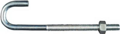 5/16x5 Zinc J Bolt