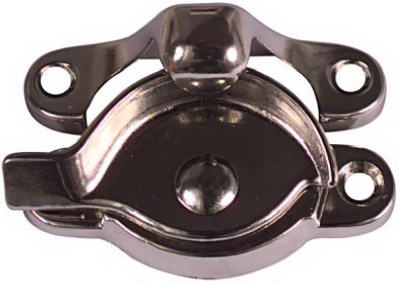Nickeltone Sash Lock