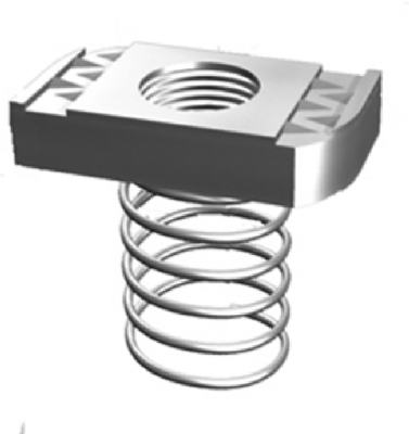 5PK 3/8" Spring Nut