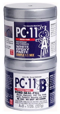 1/2LB WHT Epoxy Paste