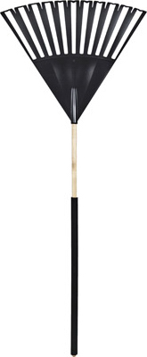 24" Clog Free Leaf Rake