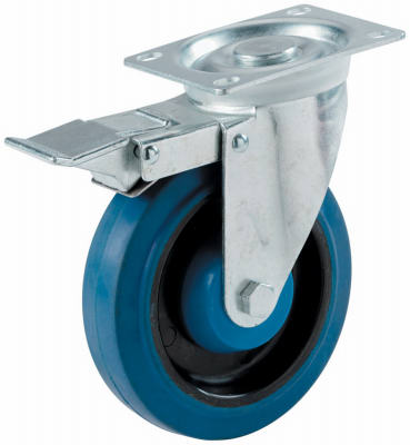 4"BLU Swiv Caster/Brake