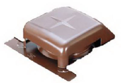 BLK Slant Galv Vent