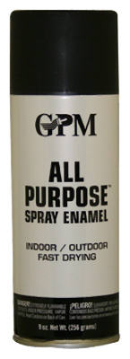 9OZ FLT BLK Spray Paint