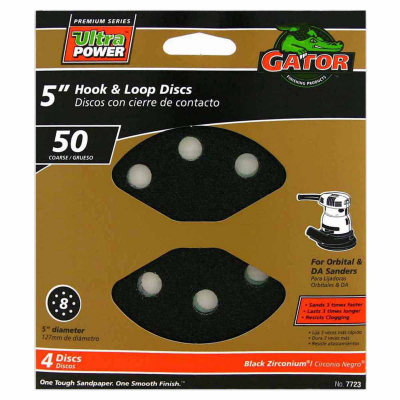 4PK 50G 5"x8 Hole Disc