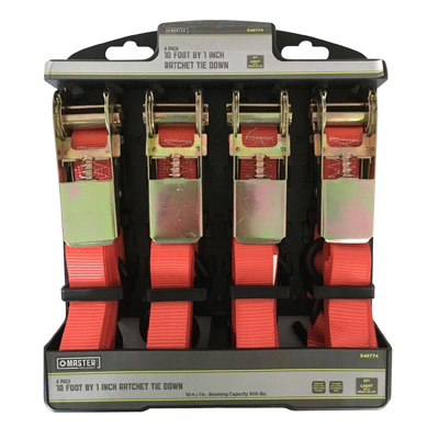 MM 4PK 1"x10' Tie Down