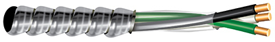 50' 12/2 MC W/G Conduit
