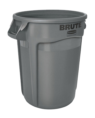 32 GAL GRY Trash Can