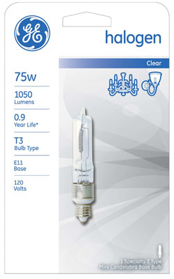GE 75W Halo QTZ Lamp