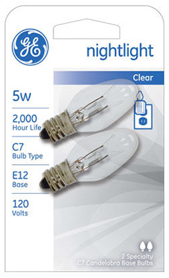 GE2PK 5W CLR Night Bulb