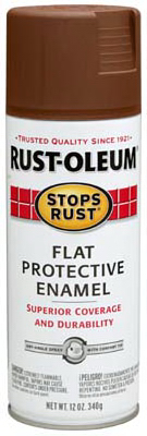 12OZ FLT BRN Enamel