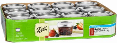 Ball 12PK 4OZ Jelly Jar