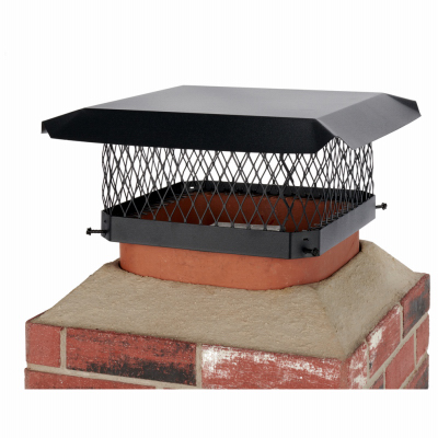 13x13 BLK Chimney Cover