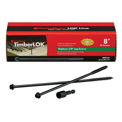 50PK 8" Timberlok Screw