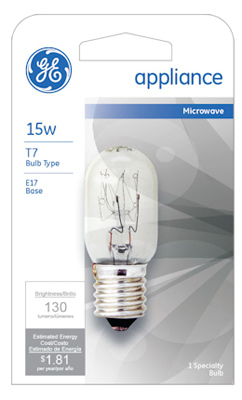 GE 15W Tube Appl Bulb