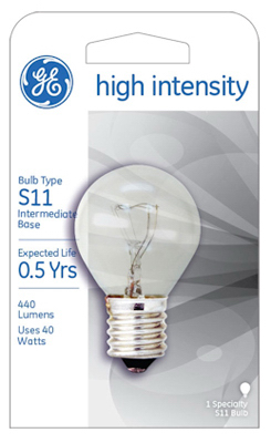 GE40W CLR Hi Inten Bulb
