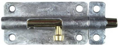 4" Galv Barr Bolt
