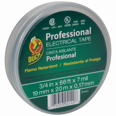 3/4"x66' GRN Elec Tape