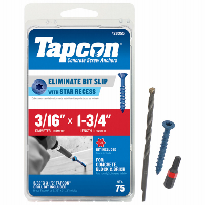 75PK 3/16x1-3/4 Anchor