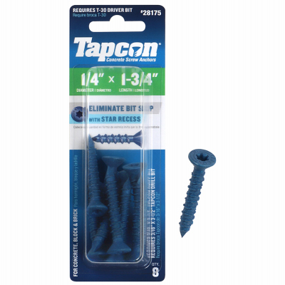 8PK1/4x1-3/4Conc Anchor