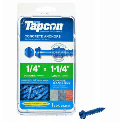 25PK1/4x1-1/4Con Anchor