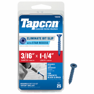 25PK 3/16x1-1/4" Anchor
