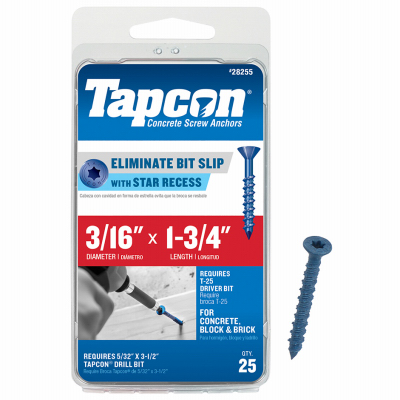 25PK 3/16x1-3/4" Anchor