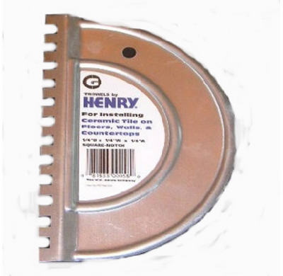 1/4x1/4 SQ Notch Trowel