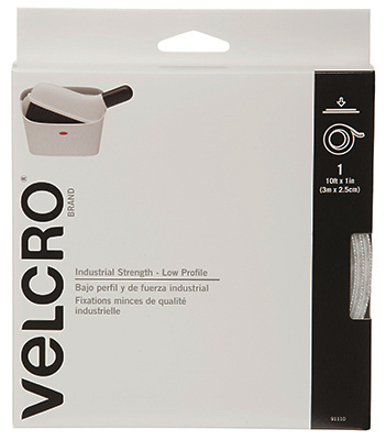 1x10 BLK Velcro Tape
