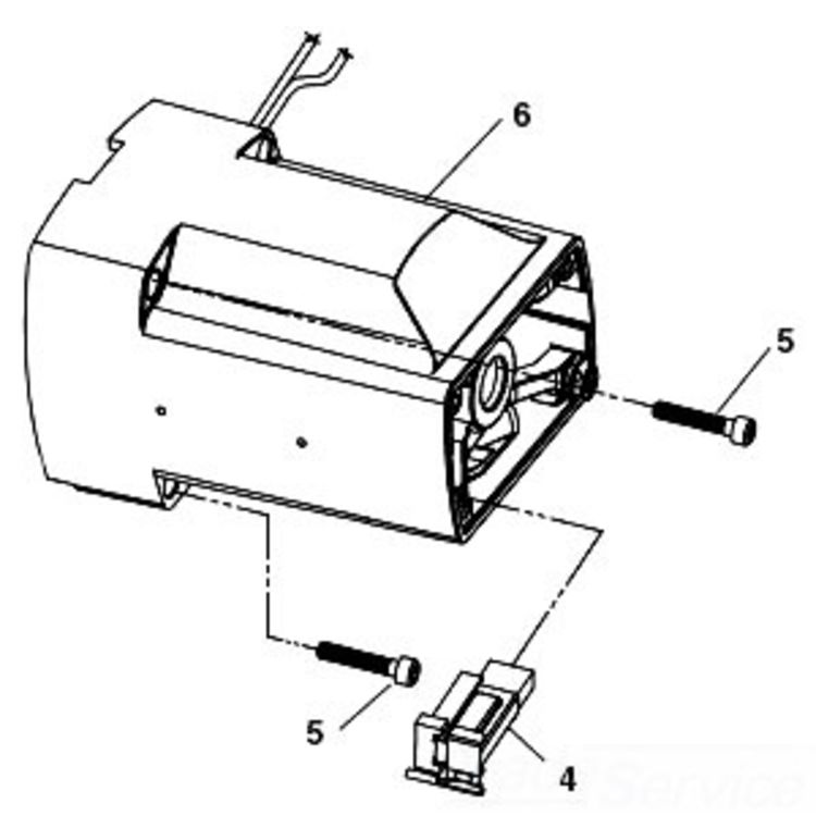 HC450 Motor Housing - Durable, High-Performance Replacement Part for Power Tools