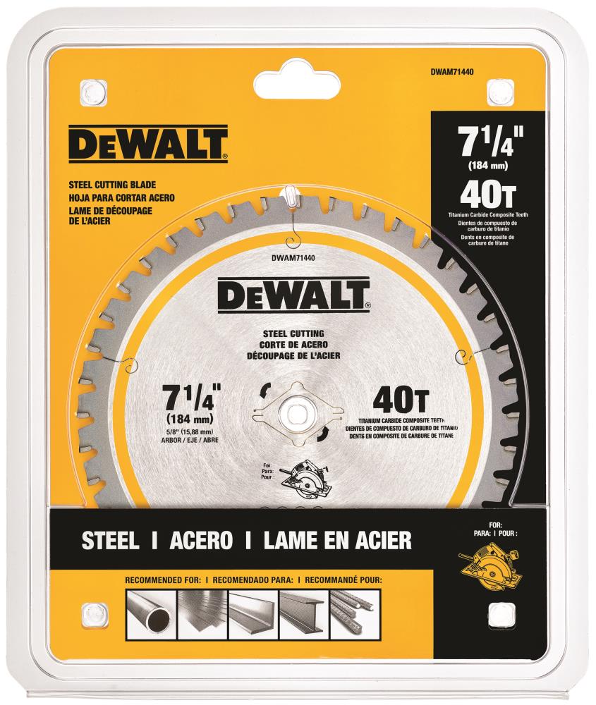 7-1/4" 40T Circ Blade, 5/Pack