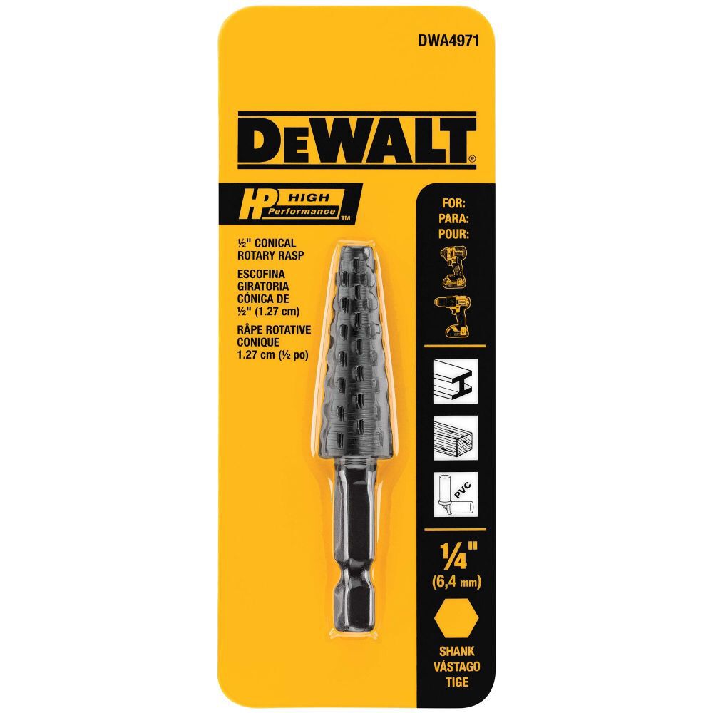1/2" HP Rotary File, 5/Pack