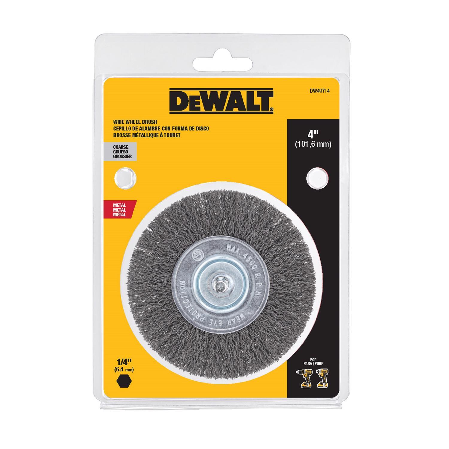 1/4" Arbor Wire Brush, 10/Pack