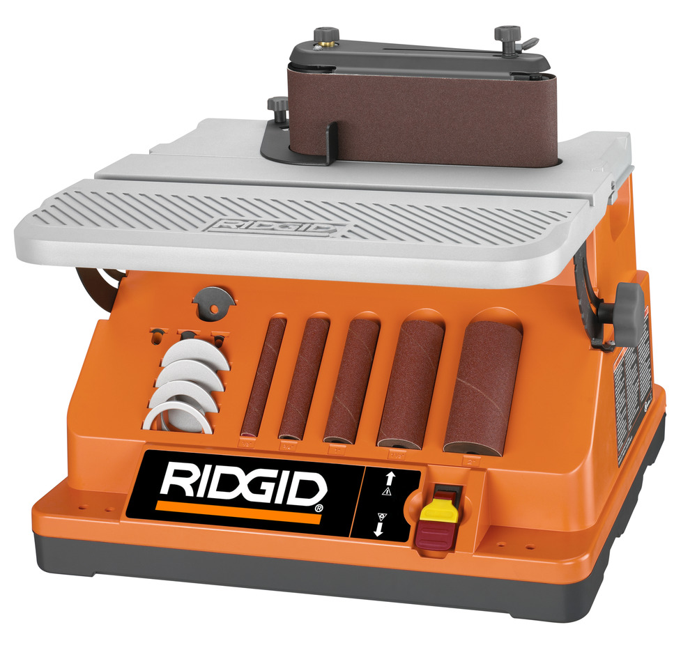 Oscillating Edge Belt & Spindle Sander - 19" Max Board Width, 27" Tool Length